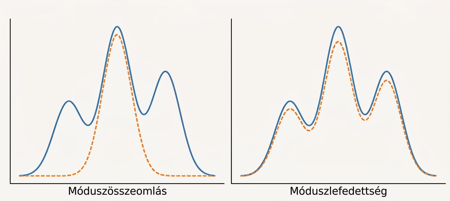 Módusz összeomlása